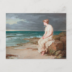 John William Waterhouse — Miranda Postcard