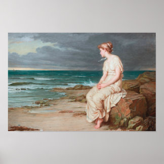 John William Waterhouse - Miranda Poster