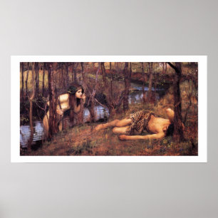 John William Waterhouse - Naiad Poster