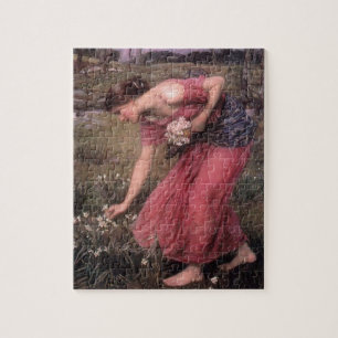 John William Waterhouse - Narcissus - Fine Art Jigsaw Puzzle