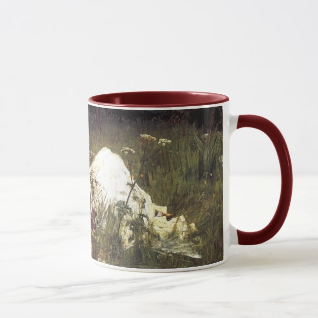 John William Waterhouse - Ophelia 1889 Mug (Right)
