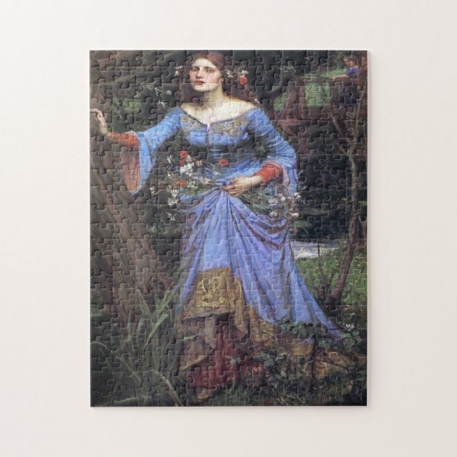 John William Waterhouse - Ophelia Jigsaw Puzzle (Vertical)