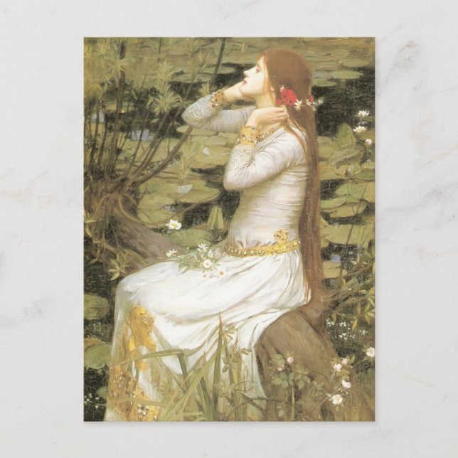 John William Waterhouse- Ophelia Postcard (Front)