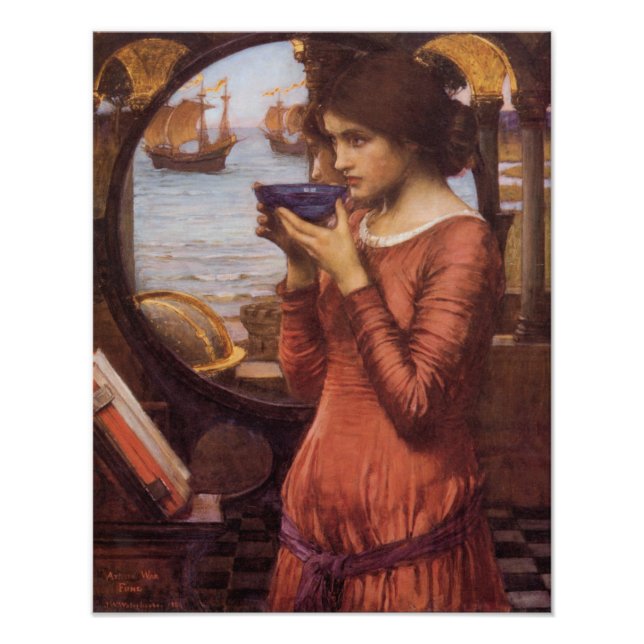 John William Waterhouse Painting Destiny Photo Print (Front)