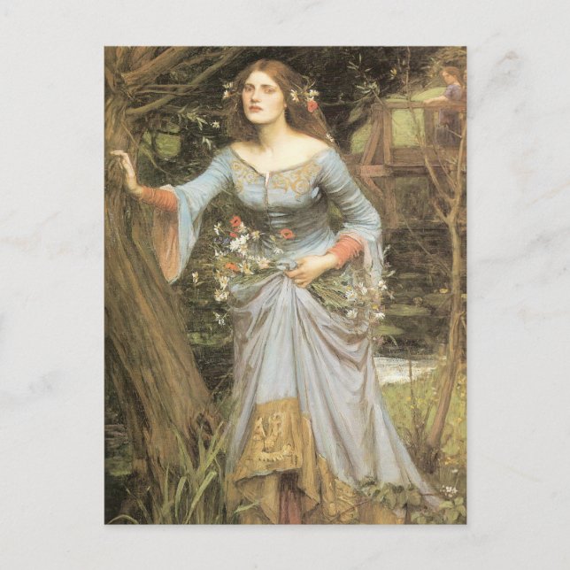 John William Waterhouse Postcard (Front)