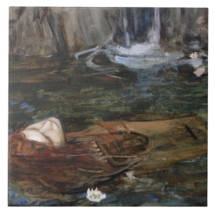 John William Waterhouse - Study for Nymphs Finding Ceramic Tile