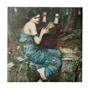 John William Waterhouse The Charmer Tile