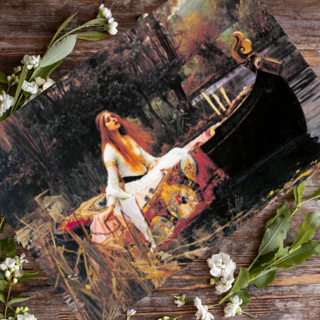 John William Waterhouse The Lady of Shalott  Card (Creator Uploaded)
