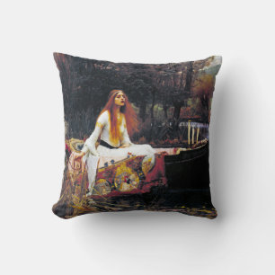 John William Waterhouse The Lady Of Shalott Cushion