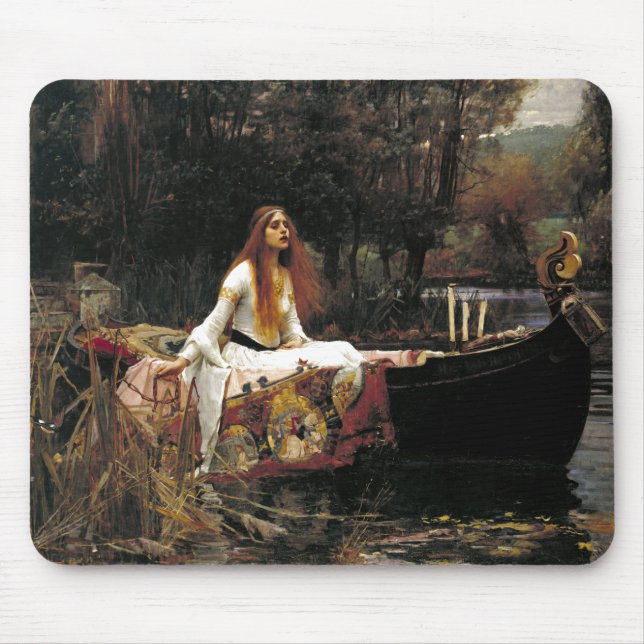 John William Waterhouse The Lady Of Shalott Mouse Pad (Front)
