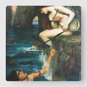 John William Waterhouse The Siren Clock