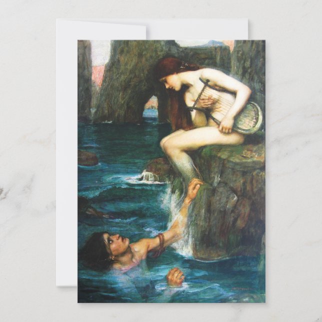 John William Waterhouse The Siren Invitations (Front)