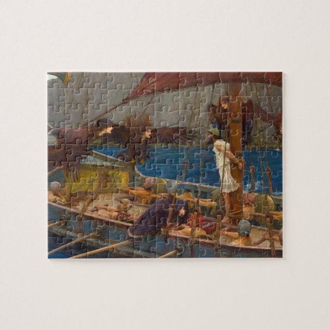 John William Waterhouse - Ulysses and the Sirens Jigsaw Puzzle (Horizontal)