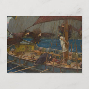 John William Waterhouse - Ulysses and the Sirens Postcard