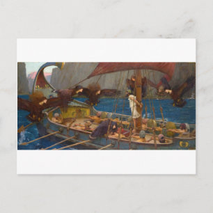 John William Waterhouse - Ulysses and the Sirens Postcard