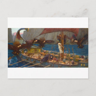 John William Waterhouse - Ulysses and the Sirens Postcard