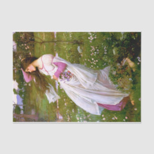 John William Waterhouse Windflowers Windswept Tissue Paper