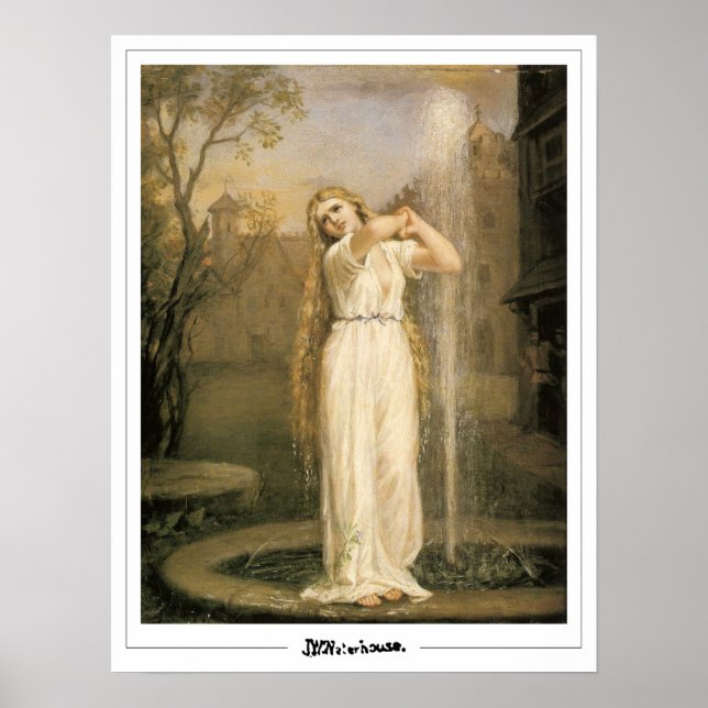John William Waterhouse Zedign Art Poster #11 (Front)