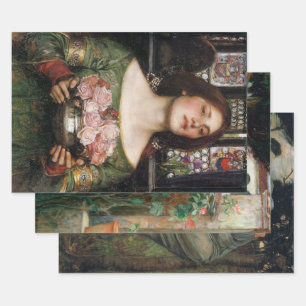 John Williams Waterhouse Pre Raphaelite Wrapping Paper Sheet