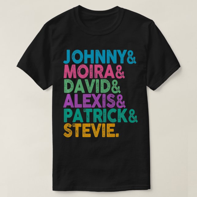 Johnny And Moira And David and Aleis  Apparel Prem T-Shirt (Design Front)