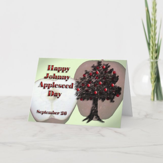 Johnny Appleseed Day Card September 26 (Front)