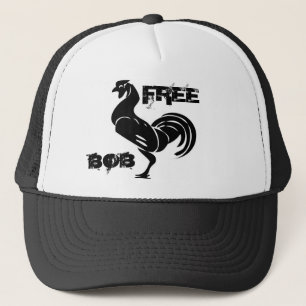 johnny_automatic_rooster_silhouette, FREE , BOB Trucker Hat