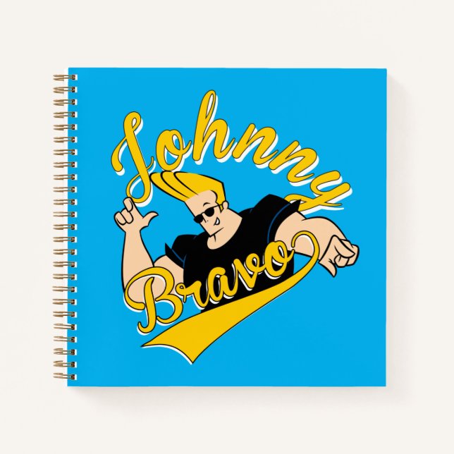 Johnny Bravo Athletic Graphic Notebook (Front)