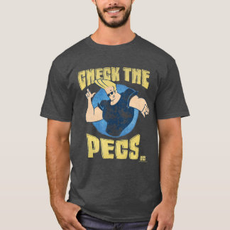 Johnny Bravo Checkhe Pecs funny T-Shirt