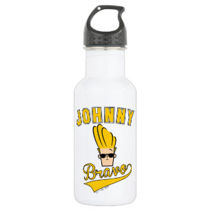 Johnny Bravo Collegiate Graphic 532 Ml Water Bottle