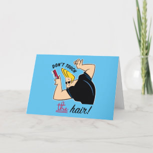Johnny Bravo Comb - Don't Touch The Hair! Card