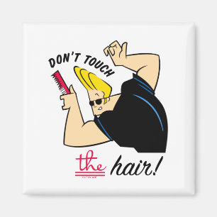 Johnny Bravo Comb Dont Touch The Hair  Magnet