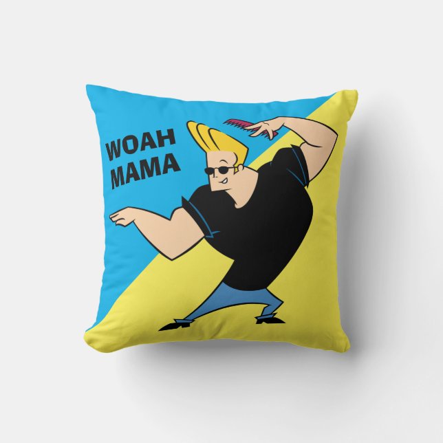 Johnny Bravo Combing Hair Cushion (Front)