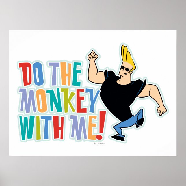 Johnny Bravo - Do The Monkey With Me! Poster (Front)