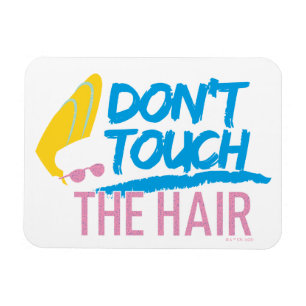 Johnny Bravo - Don't Touch The Hair Graphic Magnet