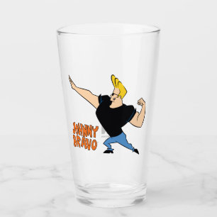 Johnny Bravo Flexing Glass
