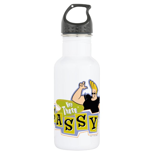 Johnny Bravo - Hey There Sassy 532 Ml Water Bottle (Front)