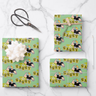 Johnny Bravo - Hey There Sassy Wrapping Paper Sheet