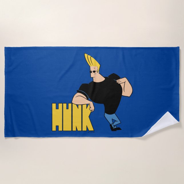 Johnny Bravo - Hunk Beach Towel (Front)