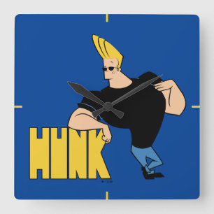Johnny Bravo - Hunk Square Wall Clock