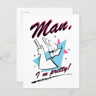 Johnny Bravo - Man I'm Pretty Retro Graphic Postcard