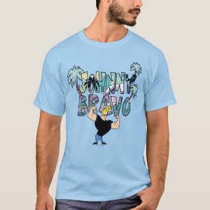 Johnny Bravo Palm Tree Name T-Shirt