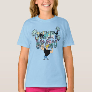 Johnny Bravo Palm Tree Name T-Shirt