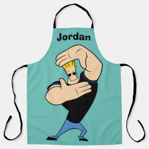 Johnny Bravo Picture Frame Pose Apron