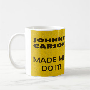 Johnny Carson joke mug for beer lovers