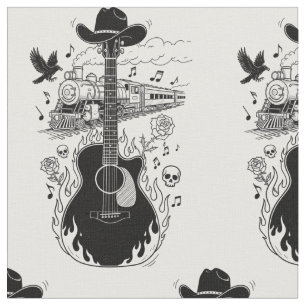 Johnny Cash Fabric