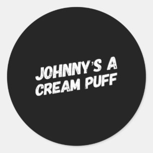 Johnny  classic round sticker