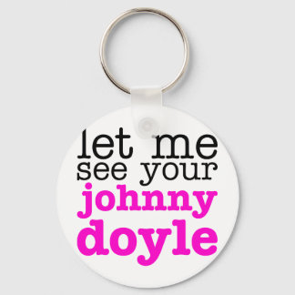 Johnny Doyle Pink Key Ring