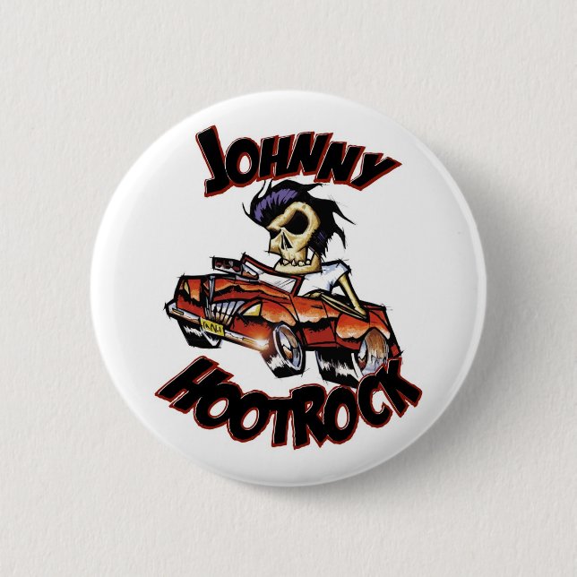 JOHNNY HOOTROCK button (Front)