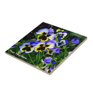 Johnny Jump Up Ceramic Tile