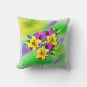 Johnny Jump-ups Pillow